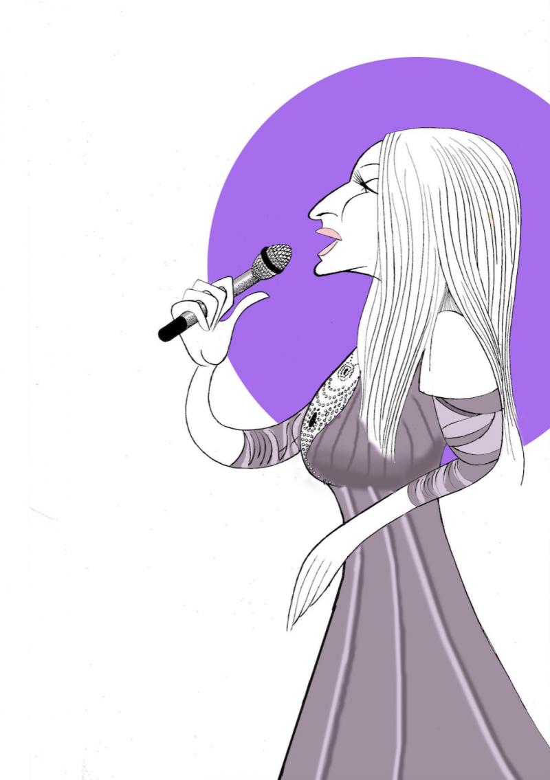 BWW Exclusive: Ken Fallin Draws the Stage - Living Legend Barbra Streisand! Image