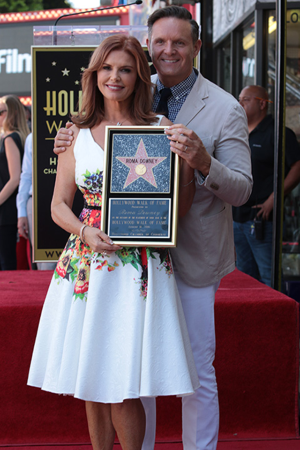 Photo Flash: Roma Downey Receives Star on Hollywood Walk of Fame Image