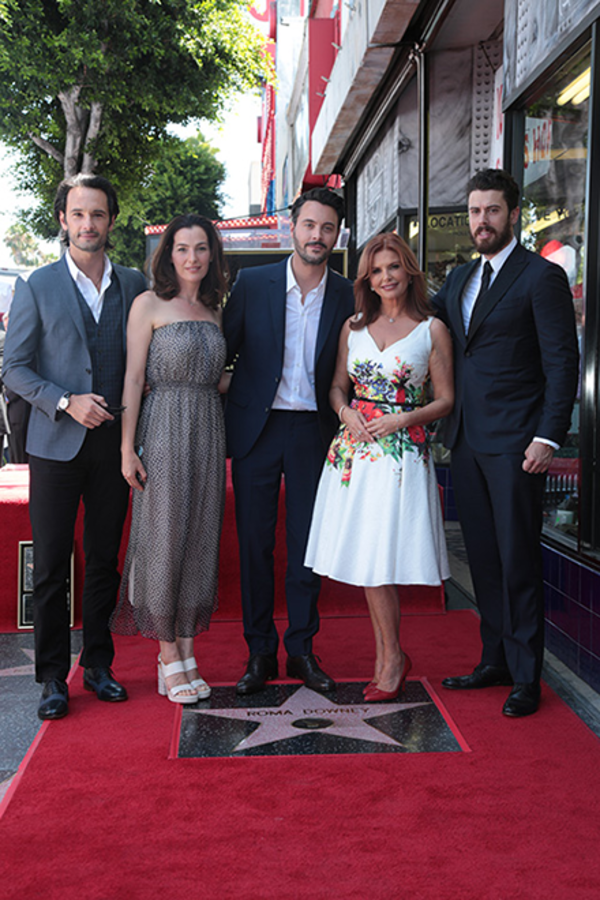 Photo Flash: Roma Downey Receives Star on Hollywood Walk of Fame 