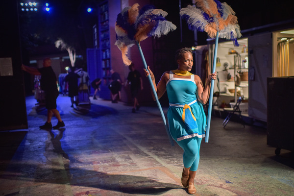 Photo Flash: Go Backstage with AIDA at The Muny Image