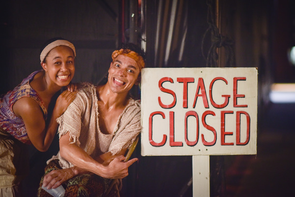 Photo Flash: Go Backstage with AIDA at The Muny Image