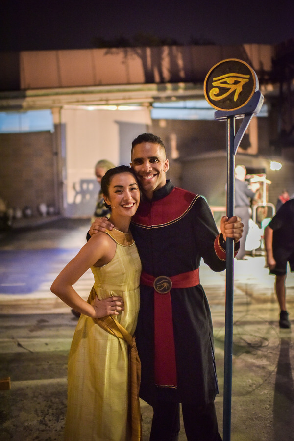 Photo Flash: Go Backstage with AIDA at The Muny Image