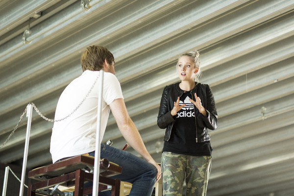 Photo Flash: In Rehearsal with the New Cast of KINKY BOOTS in the West End Image