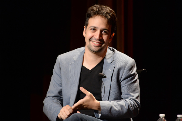 GREASE LIVE: Lin-Manuel Miranda talks  onstage during FOX''s GREASE LIVE Q&A With the Photo