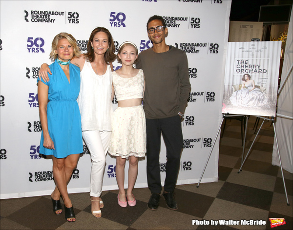 Photo Coverage: Diane Lane & the Company of Roundabout Theatre Company's THE CHERRY ORCHARD Meet the Press! Image