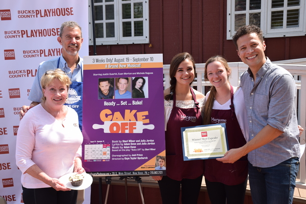 Photo Flash: Justin Guarini Hosts Cupcake-Off at Bucks County Playhouse in Honor of CAKE OFF Musical 