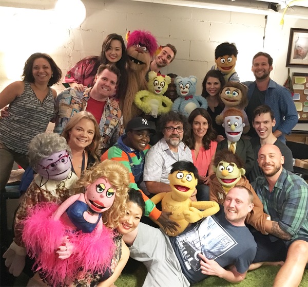 Photo Flash: Tina Fey and Jeff Richmond Have a Blast at AVENUE Q Image