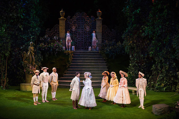 The cast of William Shakespeare's LOVE'S LABOR'S LOST at The Old Globe Photo