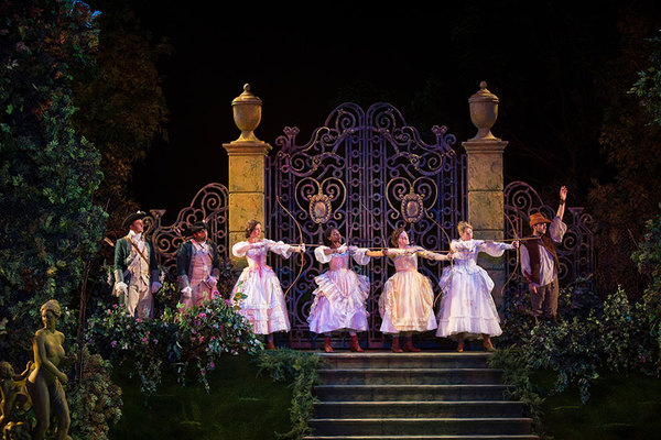 The cast of William Shakespeare's LOVE'S LABOR'S LOST at The Old Globe Photo