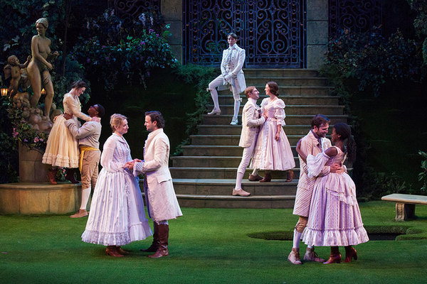 The cast of William Shakespeare's LOVE'S LABOR'S LOST at The Old Globe Photo
