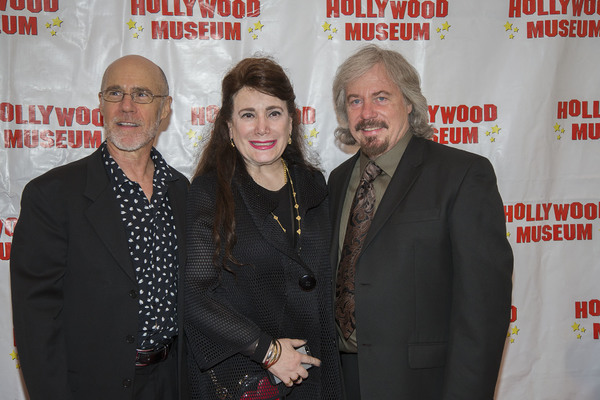 Donelle Dadigan posses on the red carpet with Barry and Stanley Livingston, real life Photo
