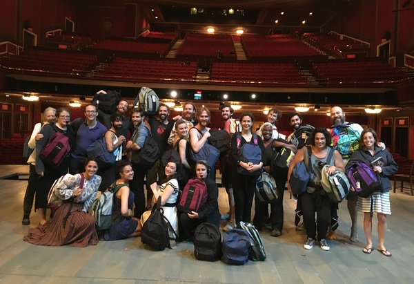 Photo Flash: Broadway's FIDDLER ON THE ROOF Cast Supports OPERATION BACKPACK 