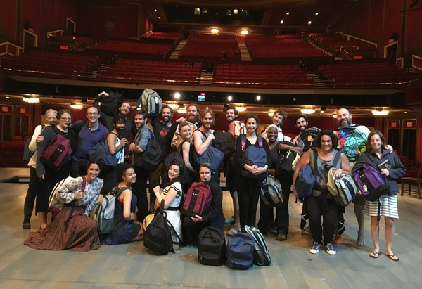 Photo Flash: Broadway's FIDDLER ON THE ROOF Cast Supports OPERATION BACKPACK Image