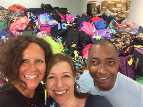 Photo Flash: Broadway's FIDDLER ON THE ROOF Cast Supports OPERATION BACKPACK Image