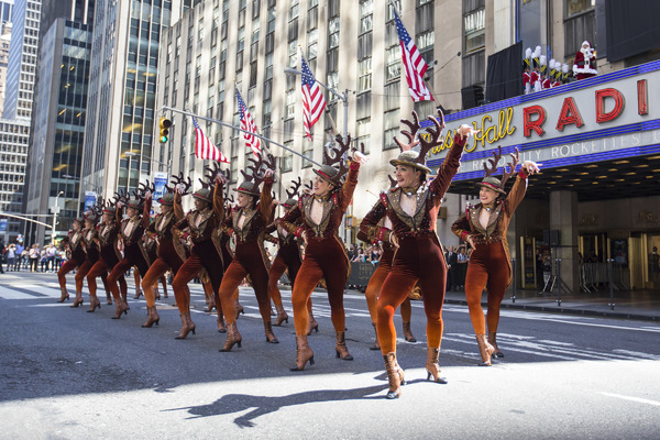 Photo Flash: The Rockettes Prance in CHRISTMAS IN AUGUST Outside Radio City Image