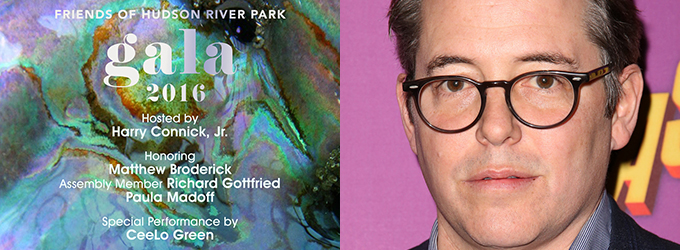 Matthew Broderick Will Be Honored at Friends of Hudson River Park Gala 2016 Image