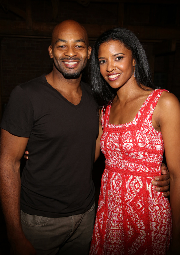 Photo Coverage: Brandon Victor Dixon Poses Backstage After HAMILTON Debut! Image