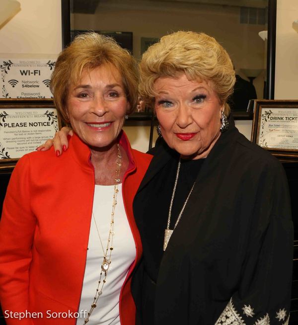 Judge Judy Sheindlin & Marilyn Maye Photo