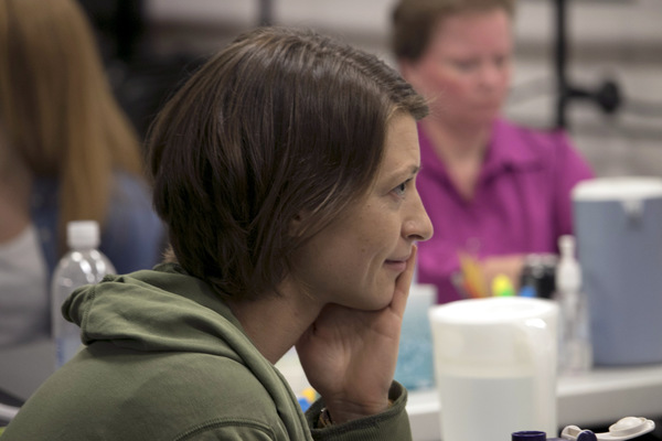 Photo Flash: In Rehearsal for UGLY LIES THE BONE at Alliance Theatre Image