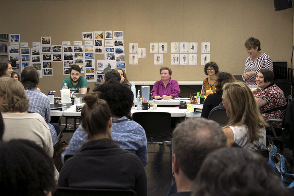 Photo Flash: In Rehearsal for UGLY LIES THE BONE at Alliance Theatre Image