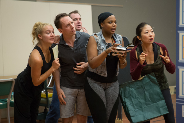 Photo Flash: First Look at Lauren Molina, Bri Sudia and More in Rehearsal for Goodman Theatre's WONDERFUL TOWN Image