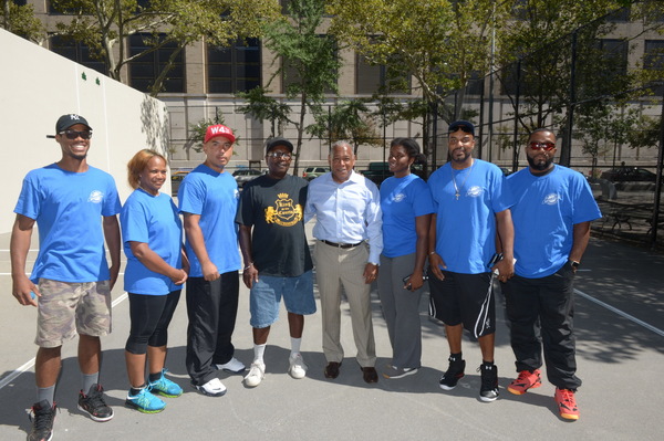 Photo Flash: NYC Parks Opens Two Newly Refurbished Handball Courts in Manhattan, Brooklyn Image