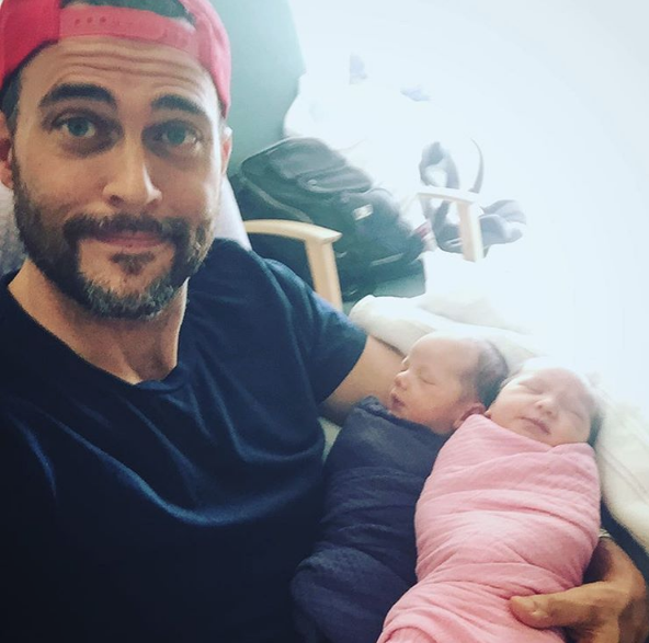 Congrats! Cheyenne Jackson & Husband Jason Landau Welcome Twins! Image