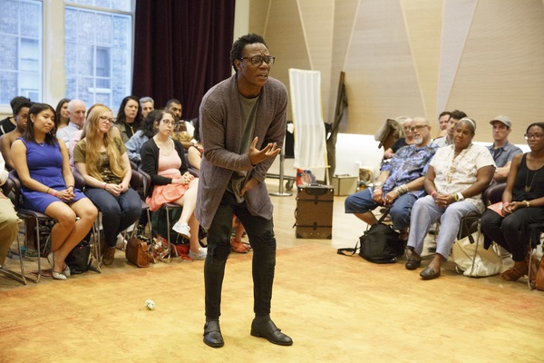 Photo Flash: First Look at Chukwudi Iwuji in The Public's Mobile Unit HAMLET Image