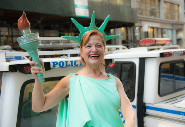 Photo Flash: First Look - Statue of Liberty Leaves Her Pedestal for Lady Liberty Theater Festival 