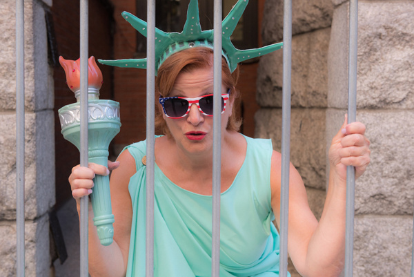 Photo Flash: First Look - Statue of Liberty Leaves Her Pedestal for Lady Liberty Theater Festival 