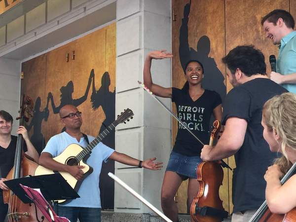 Photo Flash: Renee Elise Goldsberry Sends Off #Ham4Ham with Cut Song From HAMILTON Image