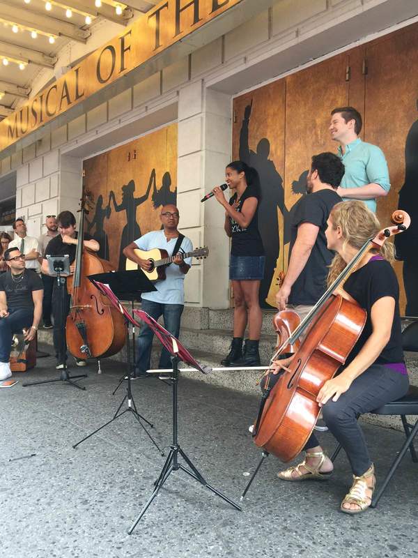 Photo Flash: Renee Elise Goldsberry Sends Off #Ham4Ham with Cut Song From HAMILTON Image
