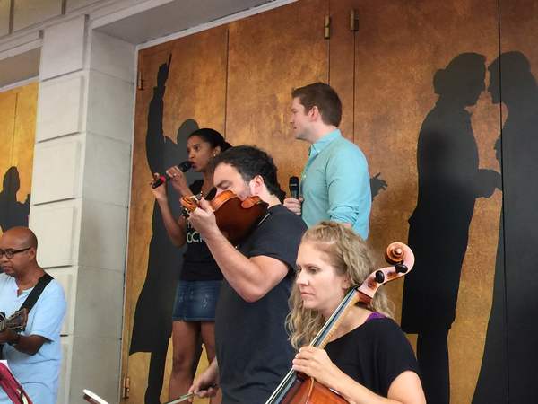 Photo Flash: Renee Elise Goldsberry Sends Off #Ham4Ham with Cut Song From HAMILTON Image