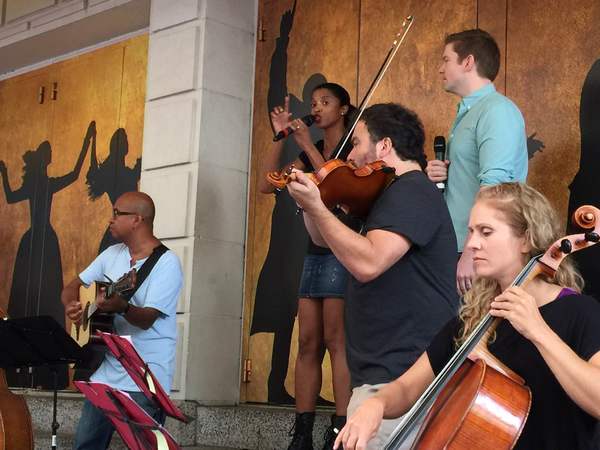 Photo Flash: Renee Elise Goldsberry Sends Off #Ham4Ham with Cut Song From HAMILTON Image