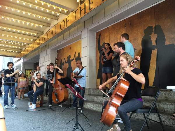 Photo Flash: Renee Elise Goldsberry Sends Off #Ham4Ham with Cut Song From HAMILTON Image
