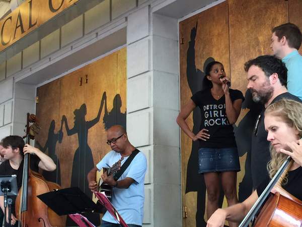 Photo Flash: Renee Elise Goldsberry Sends Off #Ham4Ham with Cut Song From HAMILTON Image