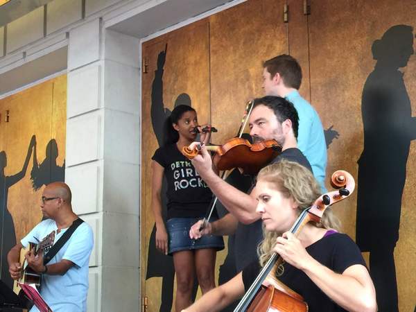 Photo Flash: Renee Elise Goldsberry Sends Off #Ham4Ham with Cut Song From HAMILTON Image