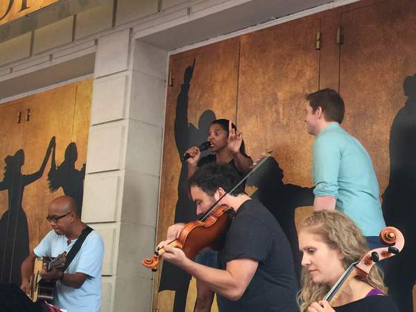 Photo Flash: Renee Elise Goldsberry Sends Off #Ham4Ham with Cut Song From HAMILTON Image