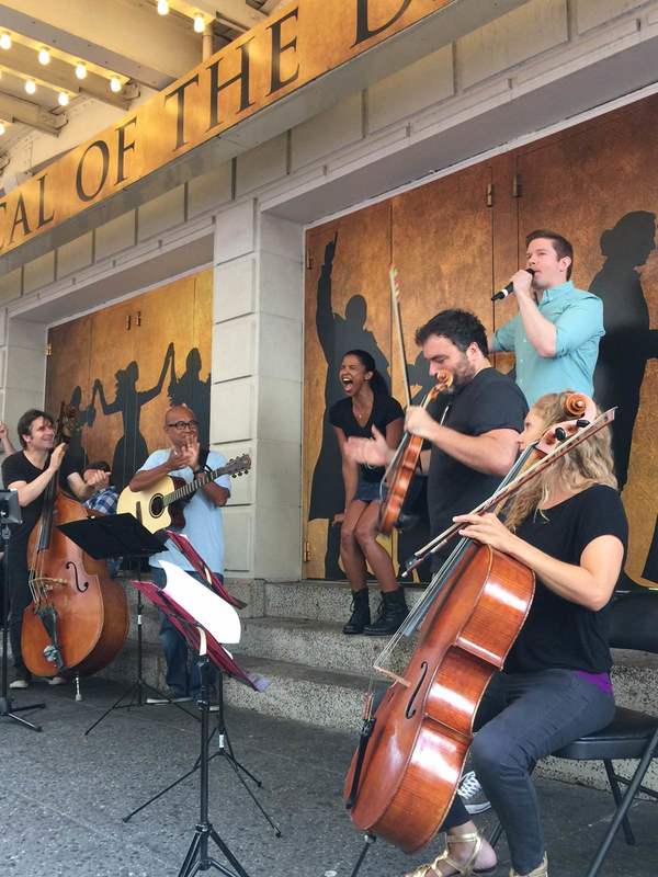 Photo Flash: Renee Elise Goldsberry Sends Off #Ham4Ham with Cut Song From HAMILTON Image