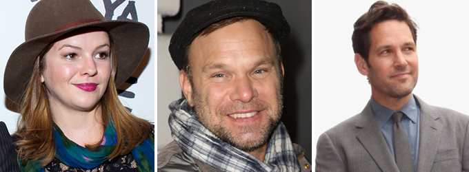 Amber Tamblyn and Norbert Leo Butz Join Paul Rudd in REASONS TO BE PRETTY HAPPY Reading at MCC Theater Image