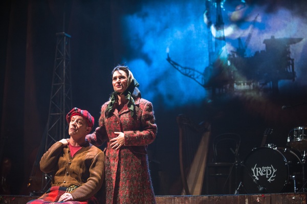Photo Flash: First Look at Dundee Rep Theatre's THE CHEVIOT, THE STAG AND THE BLACK, BLACK OIL Image