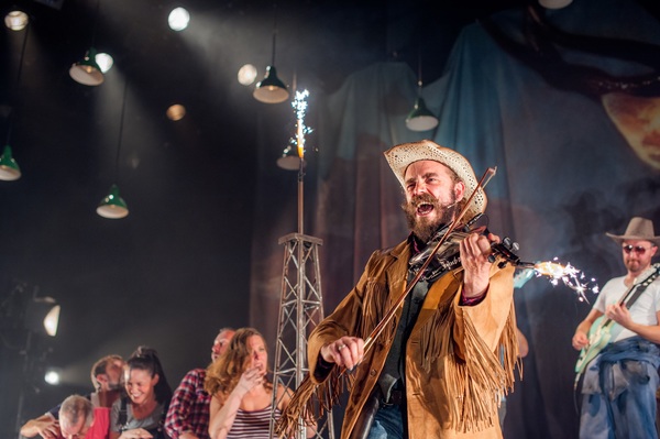 Photo Flash: First Look at Dundee Rep Theatre's THE CHEVIOT, THE STAG AND THE BLACK, BLACK OIL 