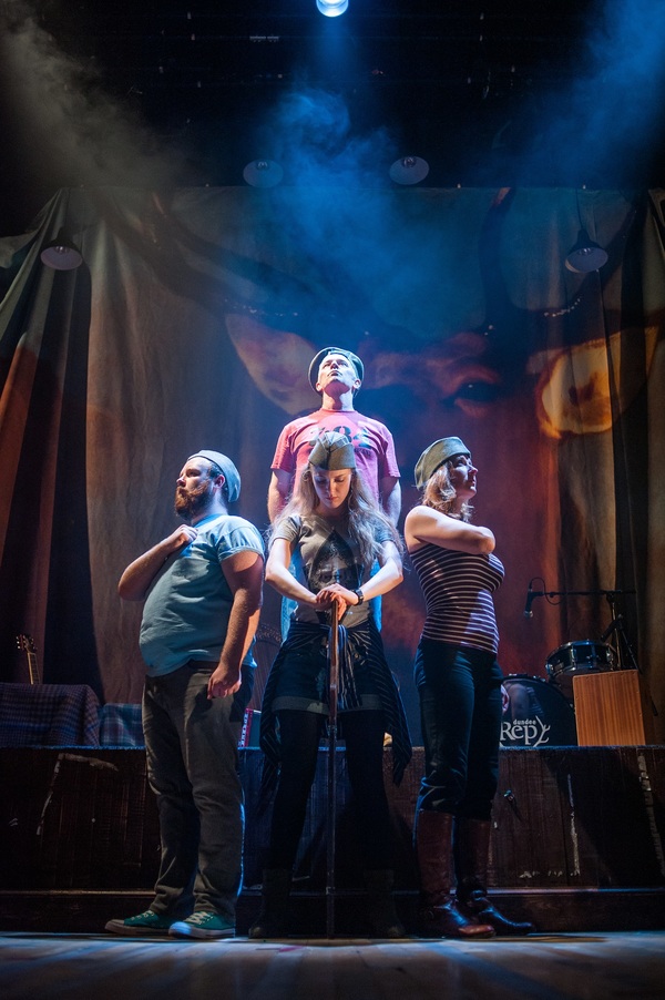 Photo Flash: First Look at Dundee Rep Theatre's THE CHEVIOT, THE STAG AND THE BLACK, BLACK OIL Image