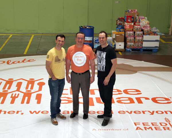 Photo Flash: MILLION DOLLAR QUARTET Cast and More Help Launch Three Square's 'Fill The Plate' for Hunger Action Month 