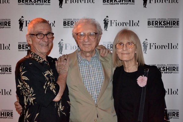 Bob Moss, Sheldon Harnick and wife, Margery Gray Harnick  Photo