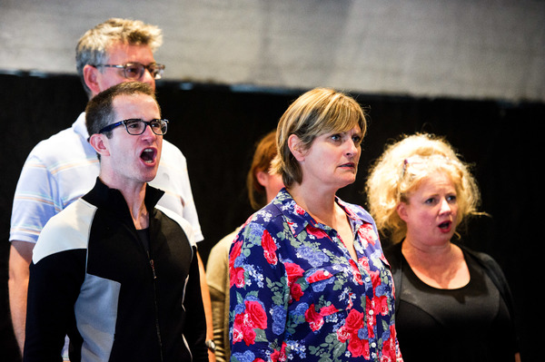Photo Flash: In Rehearsal for the UK Premiere of ADDING MACHINE: A MUSICAL 