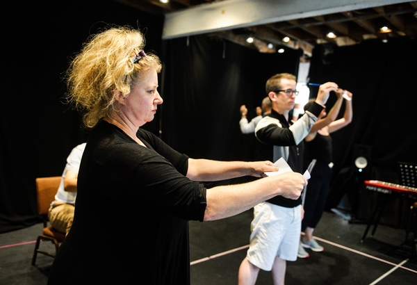 Photo Flash: In Rehearsal for the UK Premiere of ADDING MACHINE: A MUSICAL 