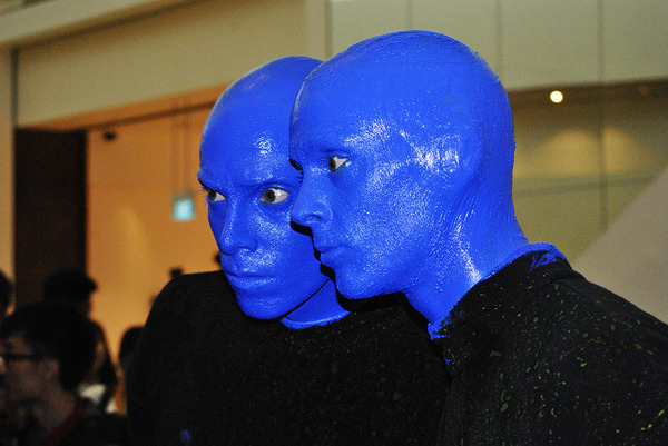 Photo Coverage: BLUE MAN GROUP Finally Arrives in Manila Along With Odd Musical Instruments, Inflatable Balloons 