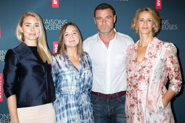 Birgitte Hjort Sorensen, Josie Rourke, Liev Schreiber, Janet McTeer Photo