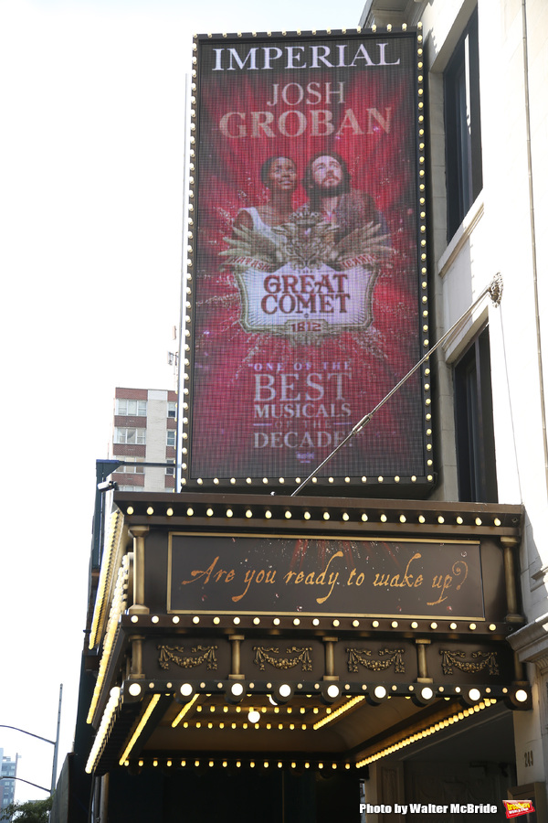 Up on the Marquee: NATASHA, PIERRE, AND THE GREAT COMET OF 1812 Image